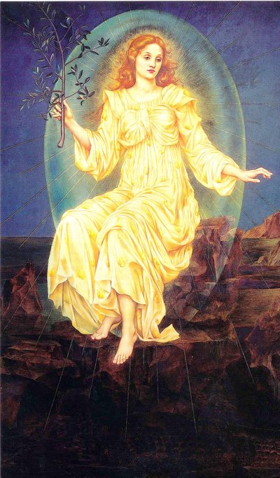 Tenebrisnに照らして 作： Evelyn De Morgan